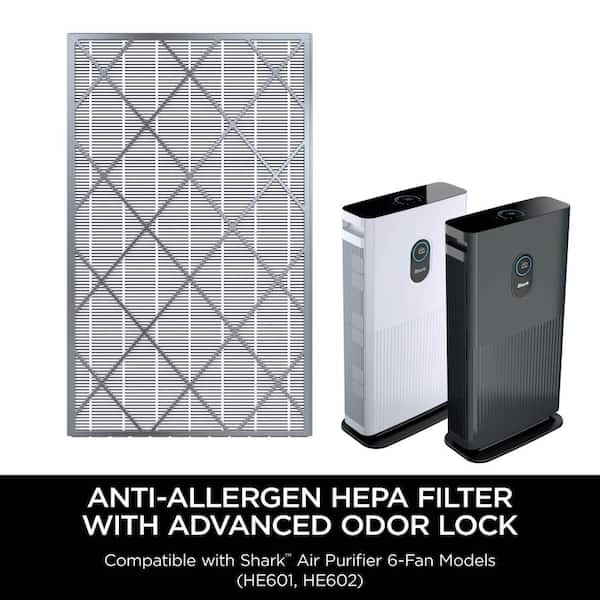 6-Fan Anti-Allergen HEPA Filter with Advanced Odor Lock Air Purifier