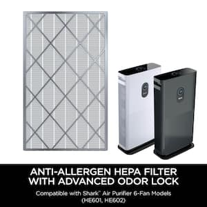 6-Fan Anti-Allergen HEPA Filter with Advanced Odor Lock Air Purifier