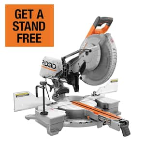 15 Amp Corded 12 in. Dual Bevel Sliding Miter Saw with 70 Deg. Miter Capacity and LED Cut Line Indicator