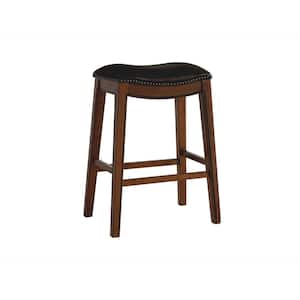 Bowen 30" Backless Bar Stool in Brown