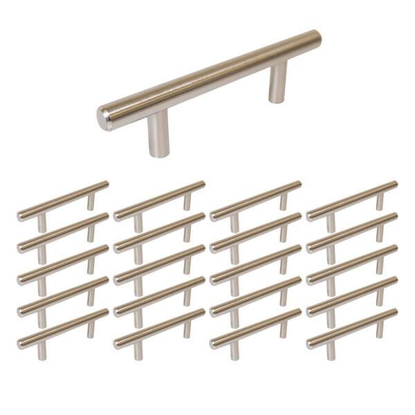 Design House Truss 8 in. Stainless Steel Cabinet Drawer/Door Center-to-Center Pull Value Pack (20 per Box)