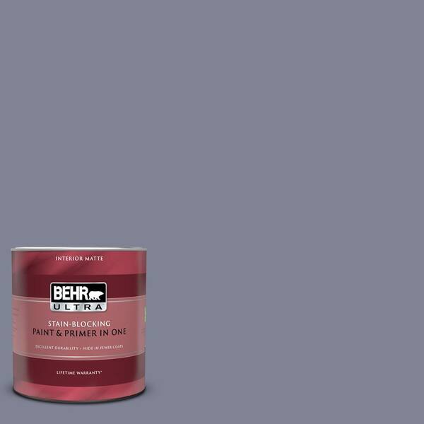 BEHR ULTRA 1 qt. #UL250-19 Metro Matte Interior Paint and Primer in One