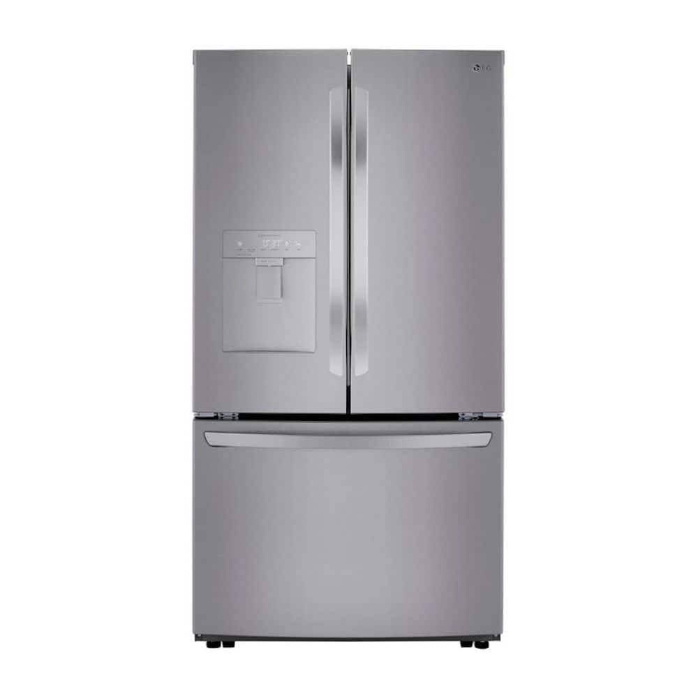 LG 29 cu. Ft. French Door Refrigerator w/ Multi-Air Flow, SmartPull Handle and Energy Star in Platinum Silver