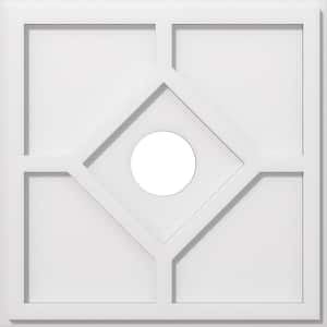 1 in. P X 7 in. C X 20 in. OD X 4 in. ID Embry Architectural Grade PVC Contemporary Ceiling Medallion
