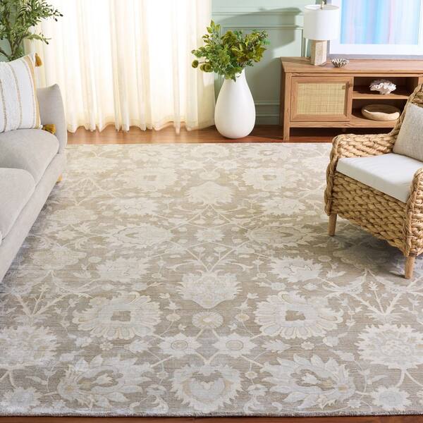 Mirage 6 x 9 Brown/Beige Persian Area Rug