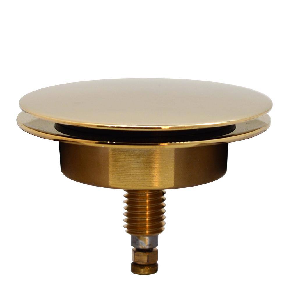 Polished Brass Replacement Trim for Cable Drive Bath Drain