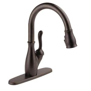 Leland Single-Handle Pull-Down Sprayer Kitchen Faucet with ShieldSpray in Venetian Bronze