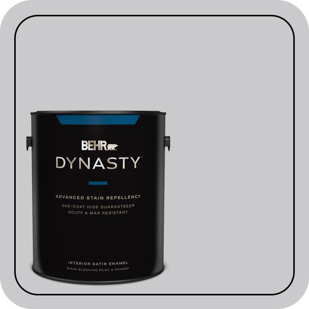 1 gal. #ECC-62-1 Urban Gray Satin Enamel Interior Stain-Blocking Paint and Primer price history on PriceWatchPro