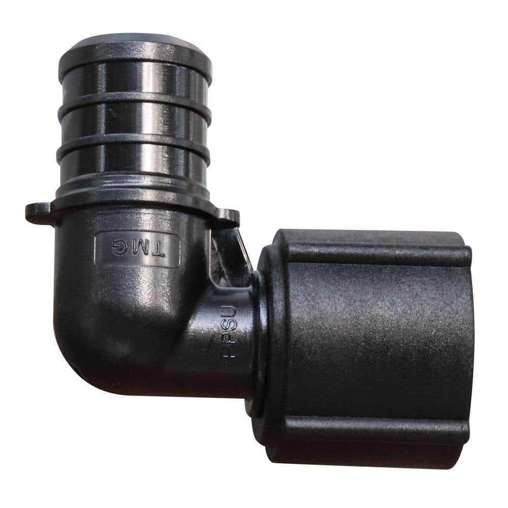 3/4 in. PEX-B Barb x 1/2 in. FNPT Plastic Swivel 90° Elbow (5-Pack) price history on PriceWatchPro