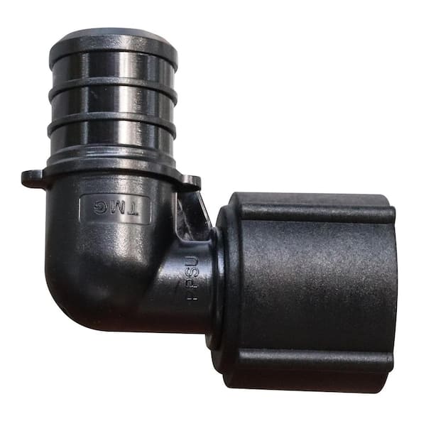 Apollo 3/4 in. PEX-B Barb x 1/2 in. FPT Plastic Swivel 90-Degree Elbow (5-Pack)