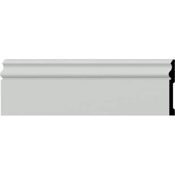 SAMPLE - 5/8 in. x 5-1/2 in. x 12 in. Urethane Aberdeen Baseboard Moulding
