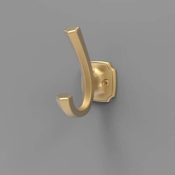 Hickory Hardware Elegance Hooks 4 3/8 Polished Brass Solid Brass Trip