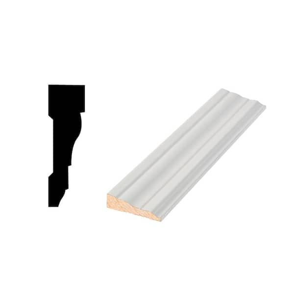 Woodgrain Millwork WM 366W 5/8 in. x 3-1/4 in. x 204 in. Primed Pine Finger-Jointed Casing