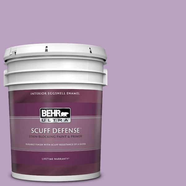 BEHR ULTRA 5 gal. #660D-4 Lilac Rose Extra Durable Eggshell Enamel Interior Paint & Primer