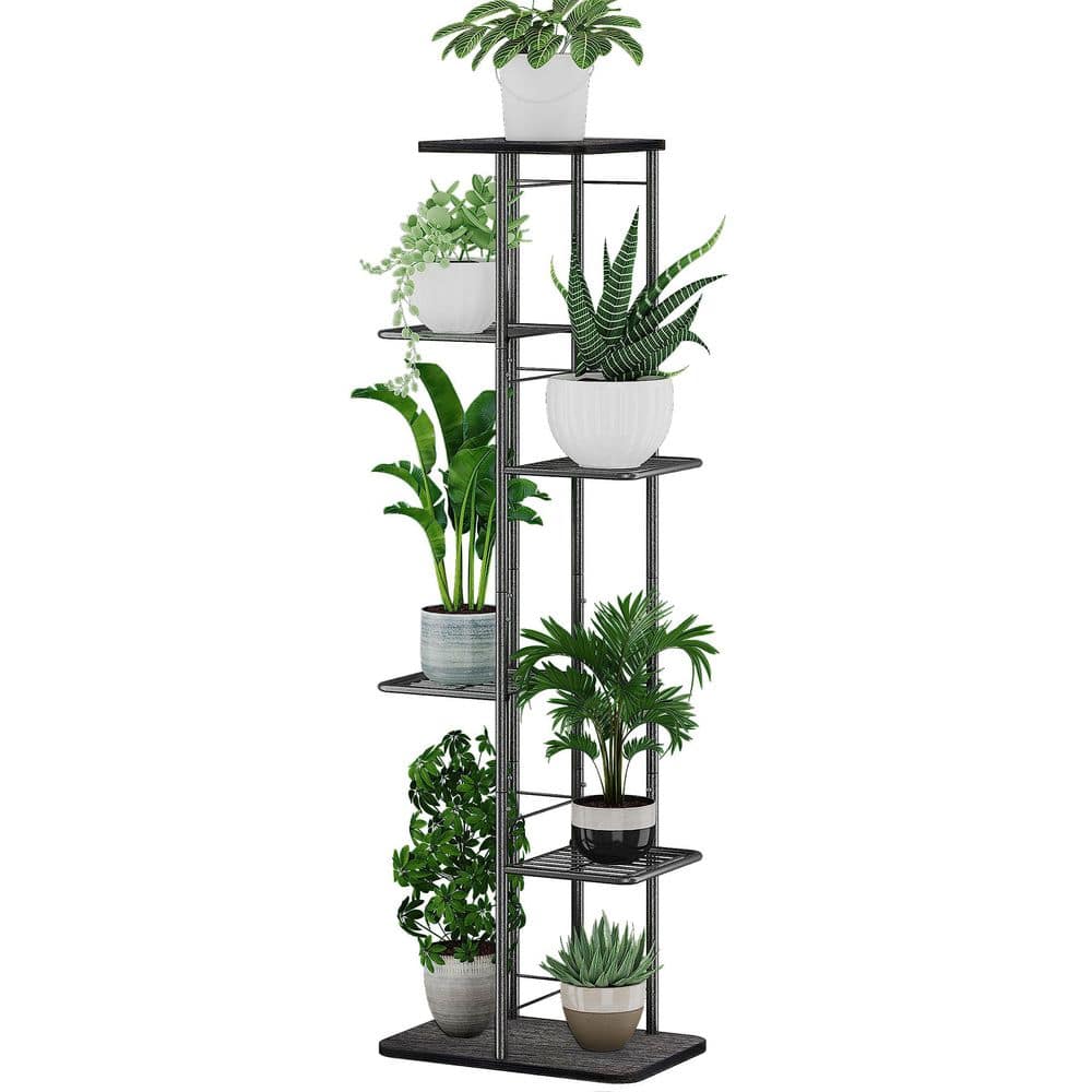 11 in. D x 17 in. W x 53 in. H 6 Tier 7 Potted Heavy Duty Metal Tall Flower Holder for Multiple Corner Display price history on PriceWatchPro