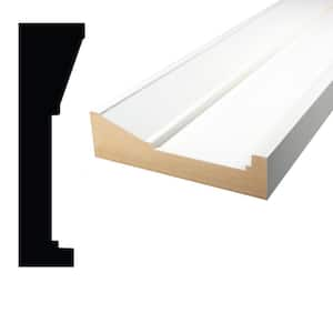 1-1/2 in. D x 5-1/2 in. W x 96 in. L MDF Primed White Architrave Moulding Pack (2-Pack)