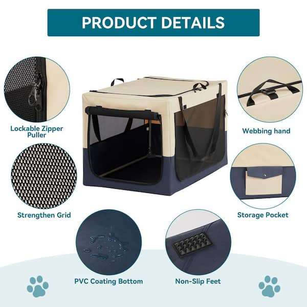 Soft Sided Portable Dog Crate – Twistep