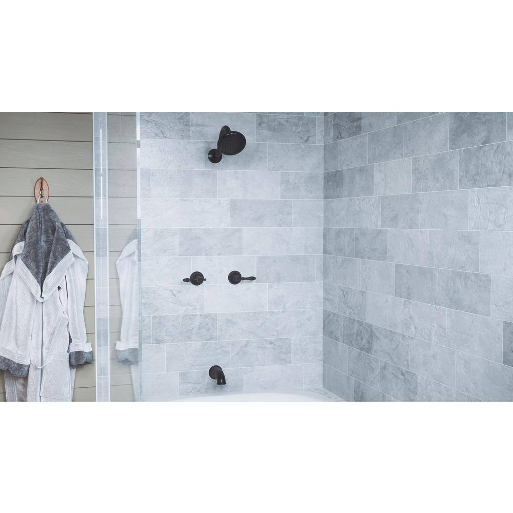 Oakmont Oil Rubbed Bronze Dual Handle Tub and Shower Faucet