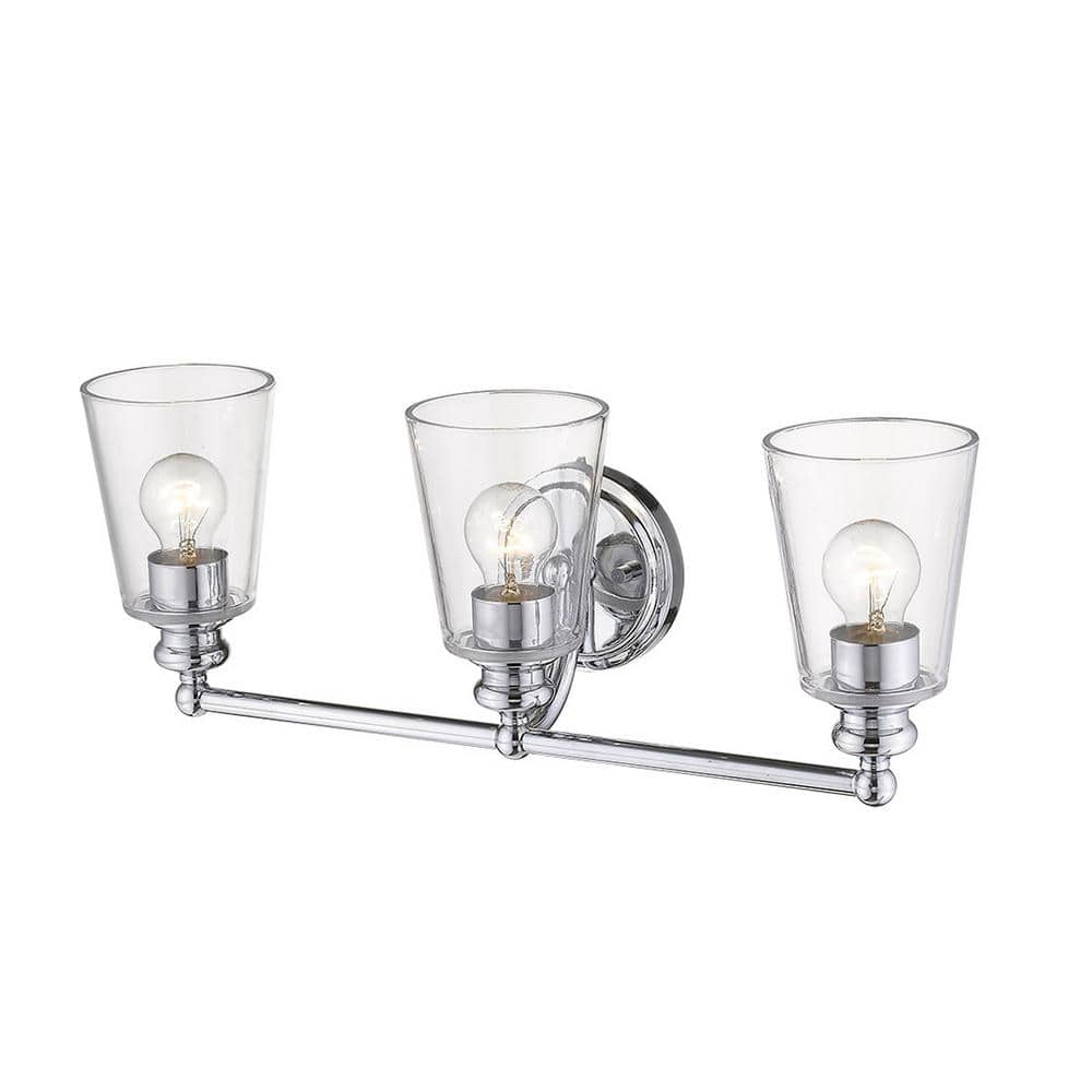 Ceil 3-Light Chrome Vanity price history on PriceWatchPro