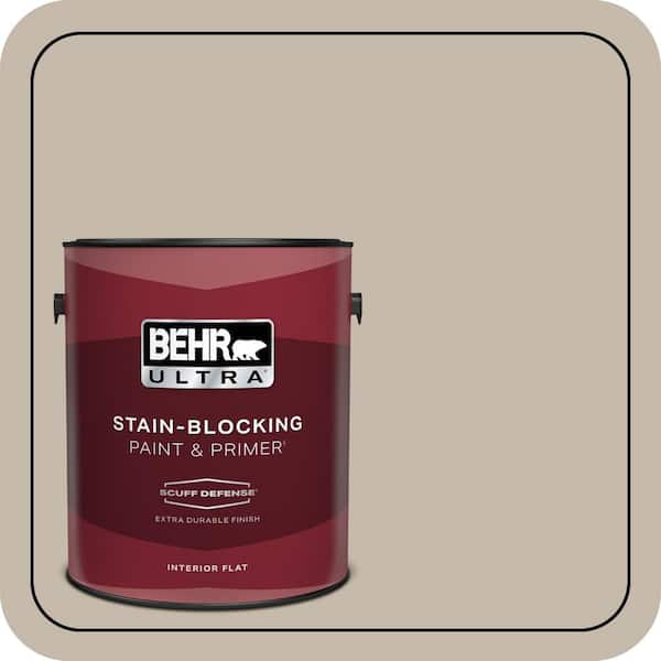 BEHR ULTRA 1 gal. #730C-3 Castle Path Extra Durable Flat Interior Paint & Primer