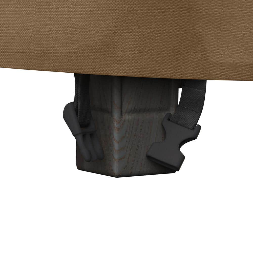 Beige Heavy-Duty Outdoor Furniture Cover with UV Protection
