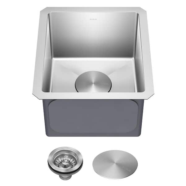 Standart PRO 13 Undermount 16 Gauge Stainless Steel Single Bowl Bar Prep Kitchen Sink