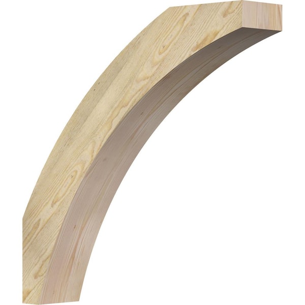 Ekena Millwork 6"W x 30"D x 30"H Thorton Rough Sawn Knee Brace, Douglas Fir