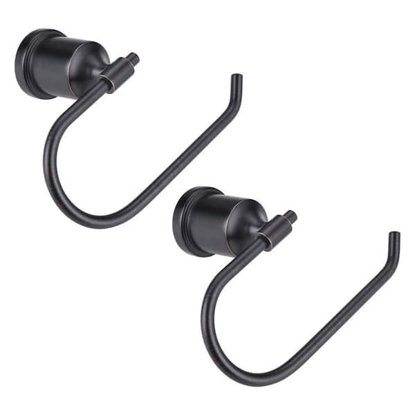 2-Packs Bathroom Toilet Paper Holder, 304 Stainless Steel Bath Toilet Tissue Holder Wall Mount in Oil Rubbed Bronze