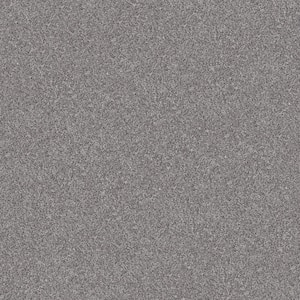 Cherry On Top I Night Air Gray 42 oz. Solution Dyed Polyester Texture Installed Carpet