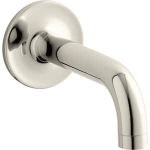 Purist 7.75 in. Wall-Mount Bath Spout in Vibrant Polished Nickel