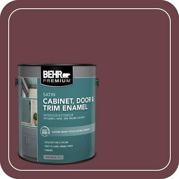 1 gal. #MQ1-14 Twinberry Satin Enamel Interior/Exterior Cabinet, Door & Trim Paint