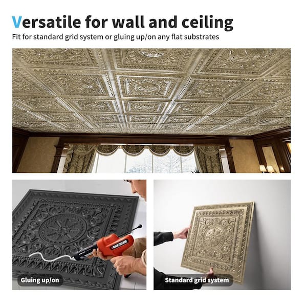 Ceiling Tile Glue Up Tiles