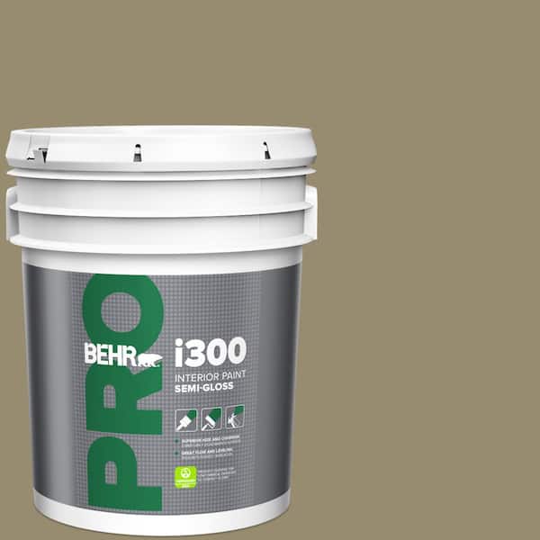 BEHR PRO 5 gal. #PPU8-04 Urban Safari Semi-Gloss Interior Paint