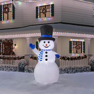 9 ft. Giant-Sized LED Snowman Christmas Airblown® Inflatable