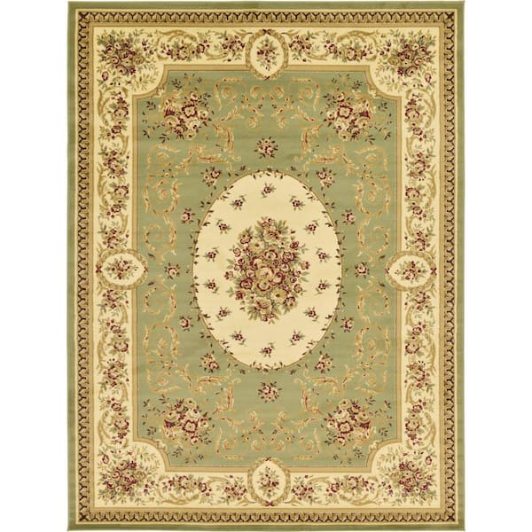 Versailles Phillipe Green 9' 0 x 12' 0 Area Rug