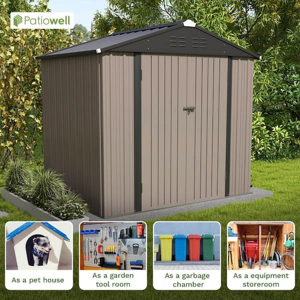 https://images.thdstatic.com/productImages/da37526b-894c-47e8-9bc6-8b2c7ccd8c17/svn/brown-patiowell-metal-sheds-pams86bn-66_600.jpg
