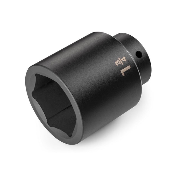 1/2 Inch Drive x 1-3/4 Inch Deep 6-Point Impact Socket