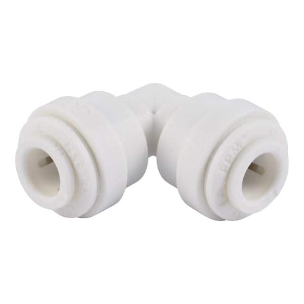 John Guest 1/4 in. O.D. 90° Push-To-Connect Polypropylene Elbow Fitting