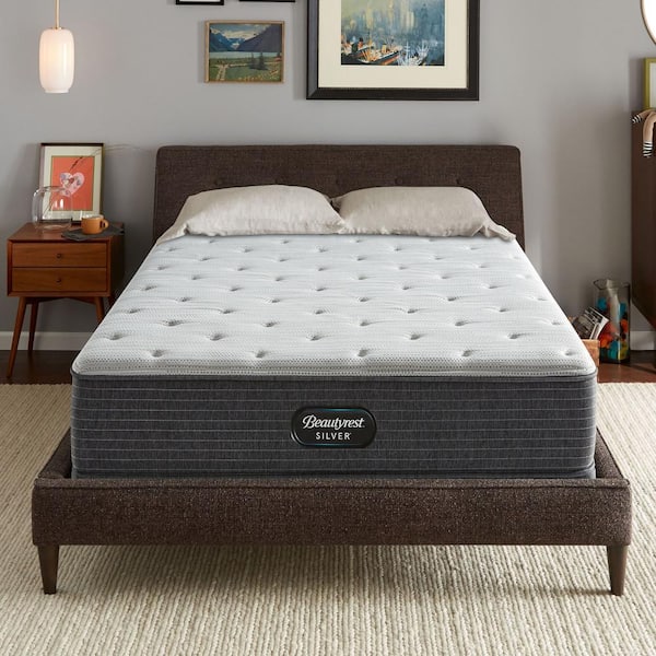 Beautyrest Silver BRS900 11.75 in. Twin Medium Firm Mattress with 6 in. Box Spring