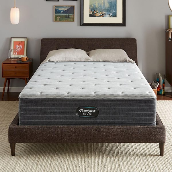 Beautyrest Silver BRS900 11.75 in. Twin XL Medium Firm Mattress with 6 in. Box Spring
