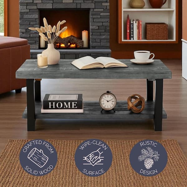 Rustic Slate Table Slate And Wood Coffee Tables 1960s Slate, Concrete And Oak Brutalist
