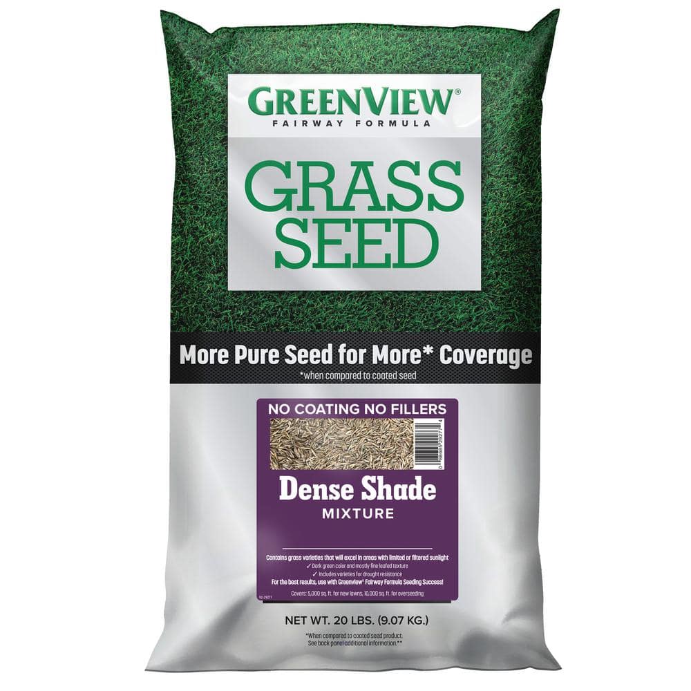 GreenView 20 lbs. Fairway Formula Grass Seed Dense Shade Mixture 2829344 The Home Depot
