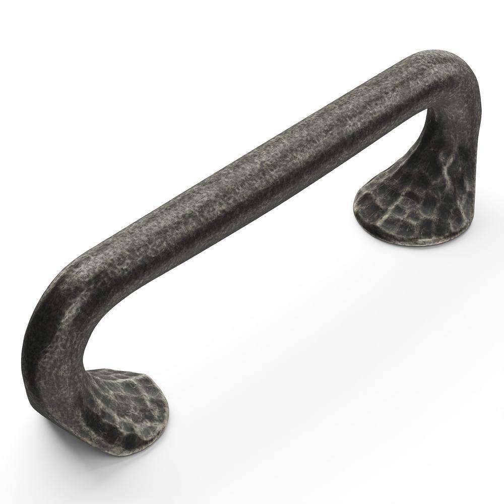 Windover Antique Black Rustic Bar Cabinet Handles, 3"