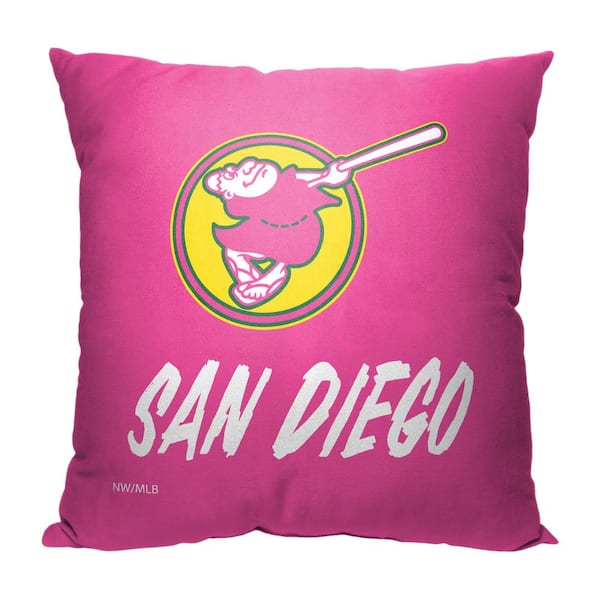 THE NORTHWEST GROUP MLB City Connect Padres Printed Polyester Throw Pillow 18 X 18