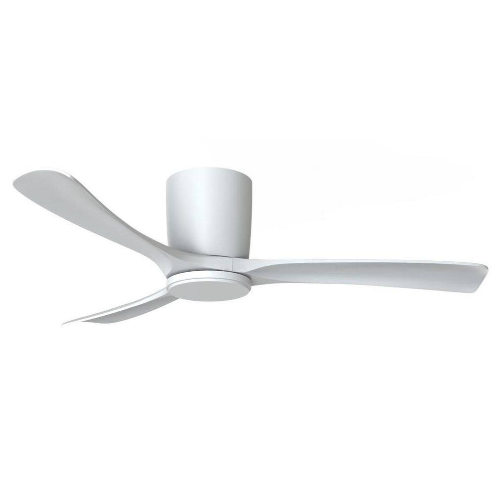 42 in. Indoor/Outdoor White Flush Mount Standard Ceiling fan without Light, DC motor and Remote Included price history on PriceWatchPro