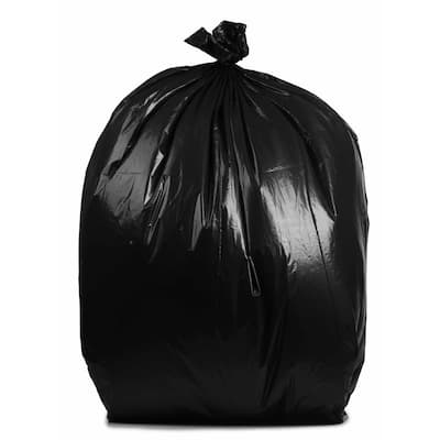 33 in. W x 39 in. H 33 Gal. 1.5 mil Black Trash Bags (100- Count)