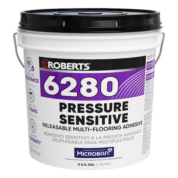 16 qt. (4 Gal.) Pressure Sensitive Releasable Multi-Flooring Adhesive