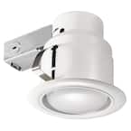 LED Glare Control 5 in. White Recessed Kit