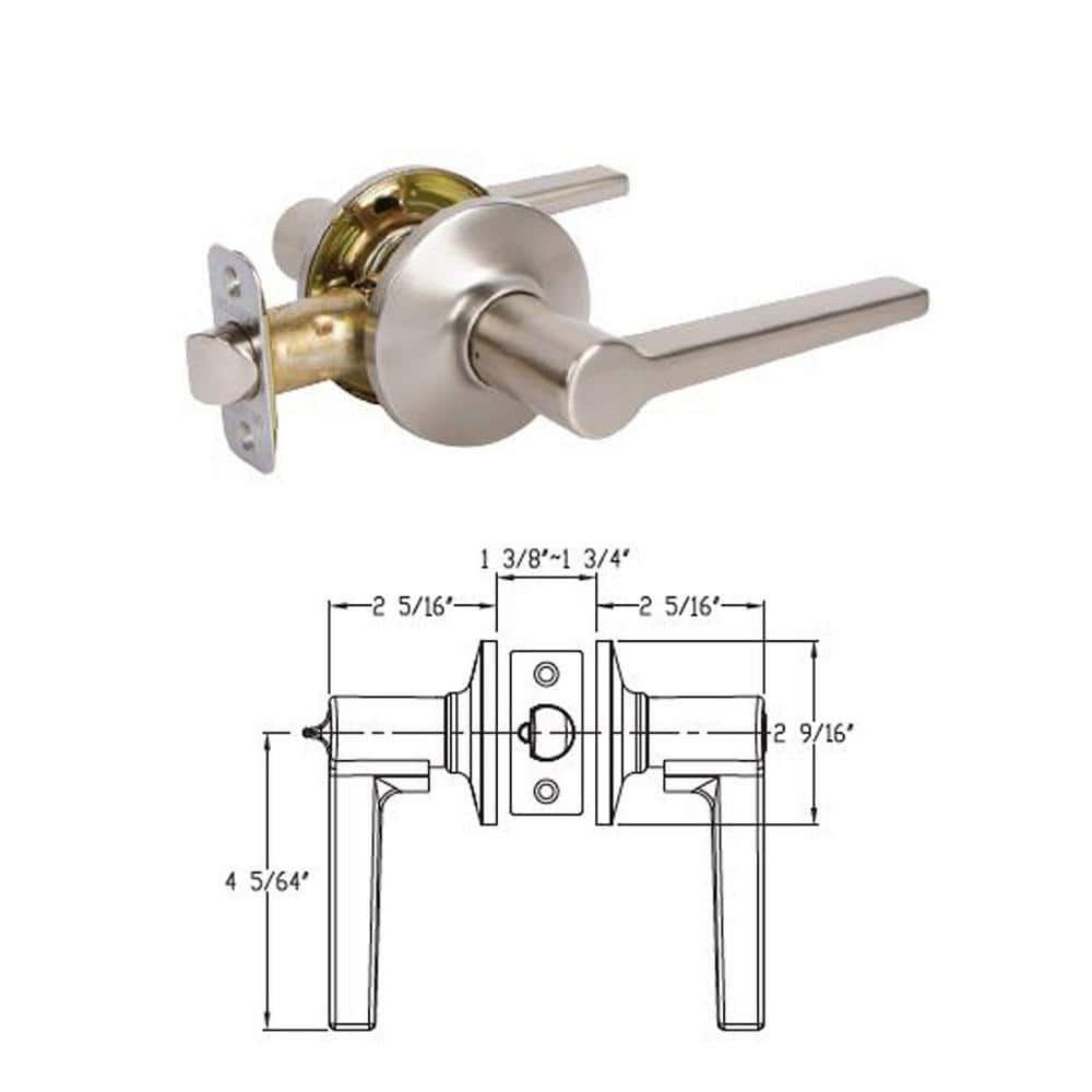 Tuscany Bronze Keyed Entry Door Lever with Straight Handle