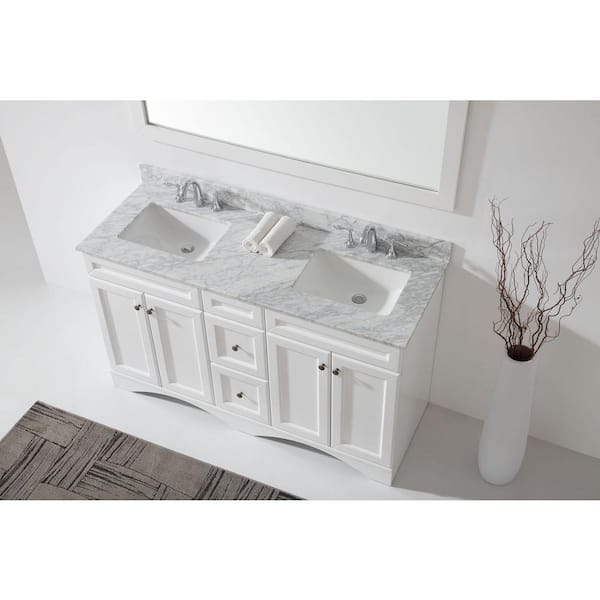 Virtu Usa Talisa 60 In W Bath Vanity, Bathroom Vanity Cabinet Only Menards